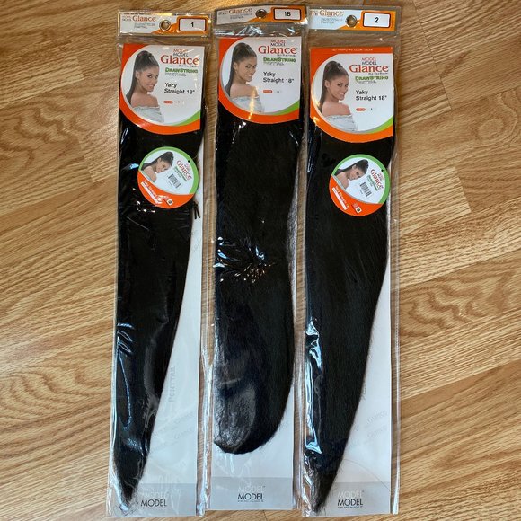 #110 18" GLANCE YAKY DRAWSTRING PONYTAIL - Picture 5 of 6